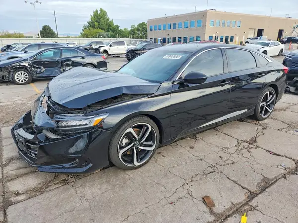 1HGCV1F41MA028745 — 2021 Honda Accord, Передняя часть (Front End), фото до ремонта