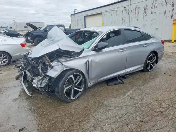 1HGCV1F31MA035542 — 2021 Honda Accord, Передняя часть (Front End), фото до ремонта