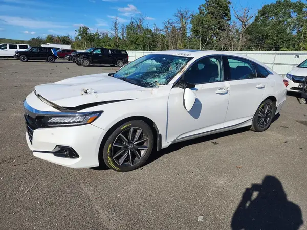 1HGCV1F56MA121575 — 2021 Honda Accord, Передняя часть (Front End), фото до ремонта