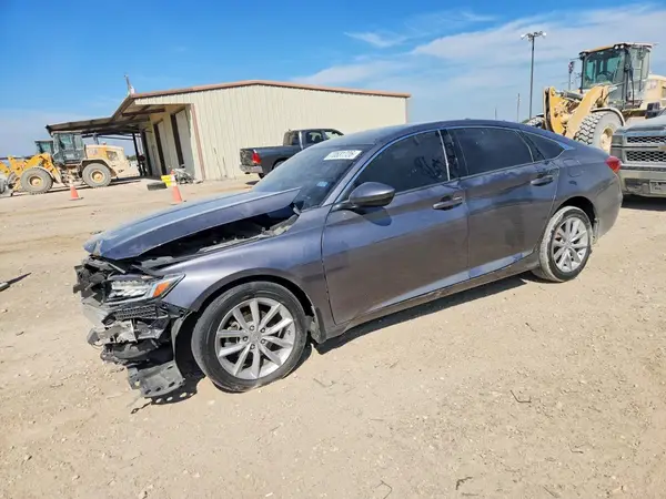 1HGCV1F14MA020077 — 2021 Honda Accord, Передняя часть (Front End), фото до ремонта