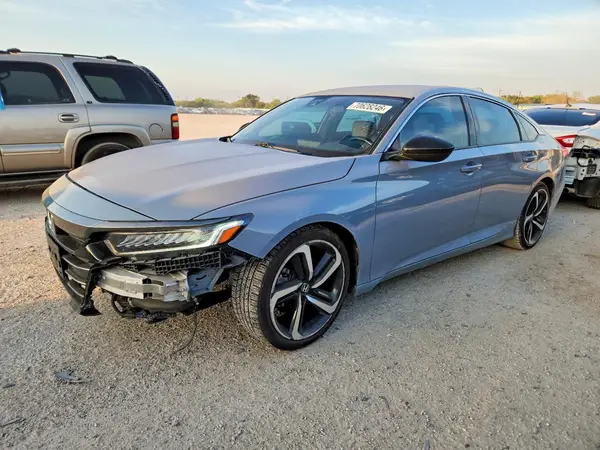 1HGCV1F34MA015124 — 2021 Honda Accord, Передняя часть (Front End), фото до ремонта