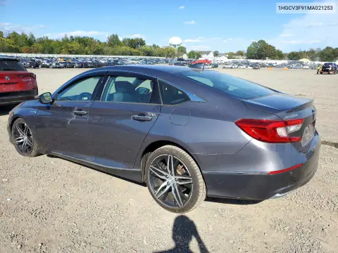 1HGCV3F91MA021253 — 2021 Honda Accord, фото 2 с аукциона Copart, Передняя часть