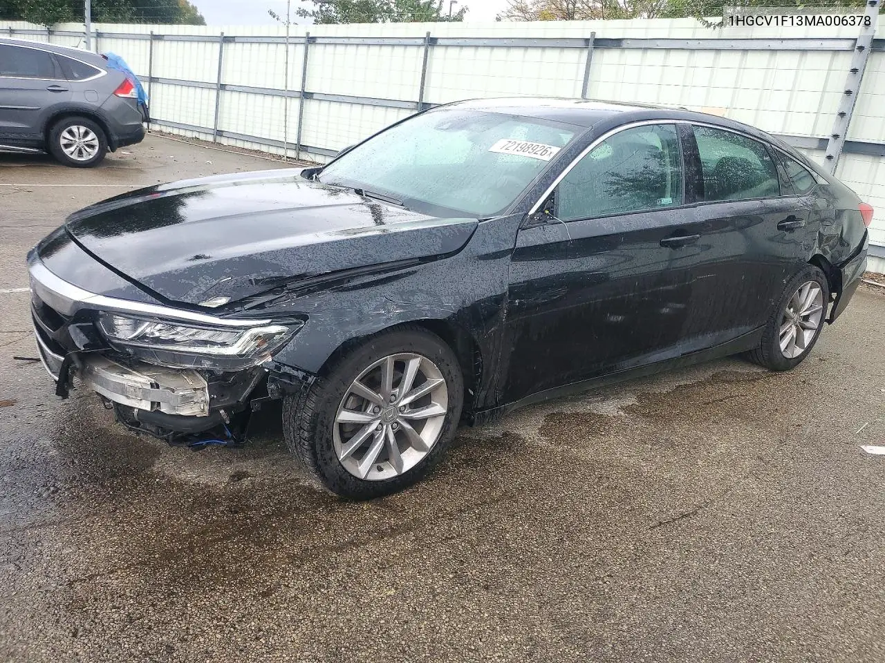 1HGCV1F13MA006378 Honda Accord 2021 — повреждение Передняя часть, фото до ремонта