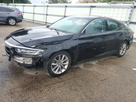 1HGCV1F13MA006378 — 2021 Honda Accord, Передняя часть, фото до ремонта