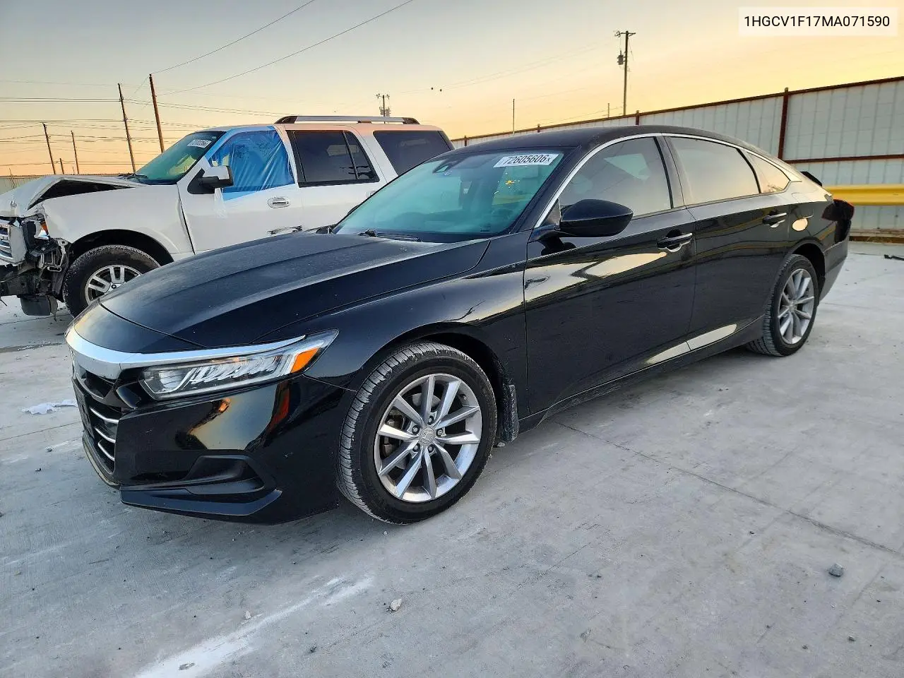 2021 Honda Accord Lx VIN 1HGCV1F17MA071590 фото 1