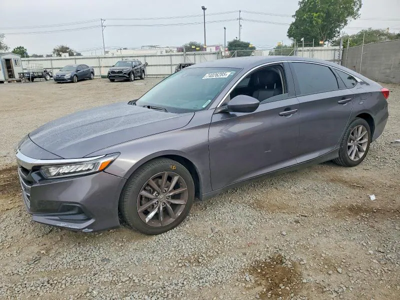 2021 Honda Accord VIN 1HGCV1F12MA090936 фото 1