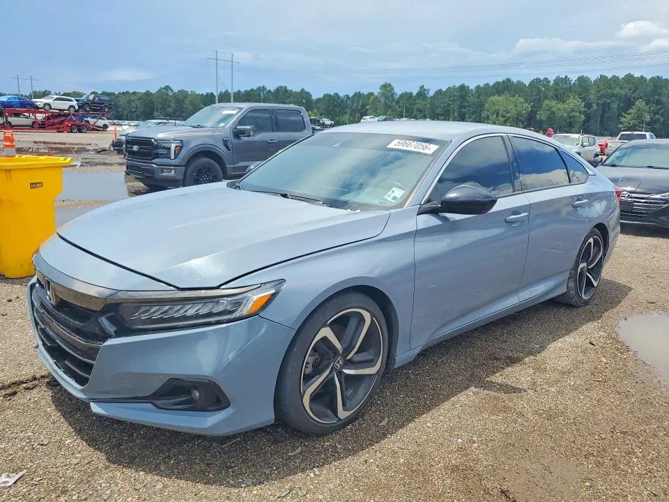 2022 HONDA ACCORD VIN 1HGCV1F37NA034560 фото 1