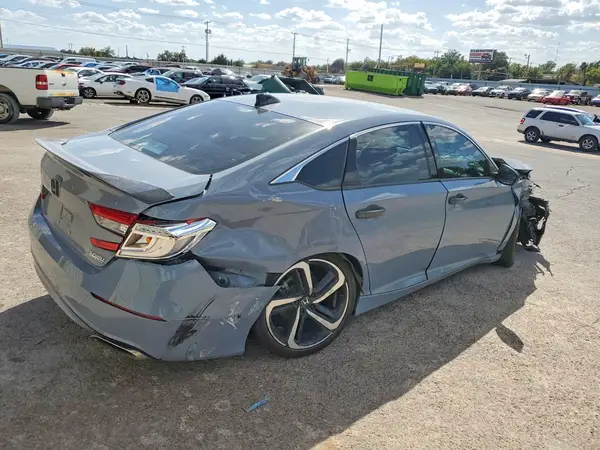 1HGCV1F46NA034378 — 2022 Honda Accord, фото 3 с аукциона Copart, Задняя часть