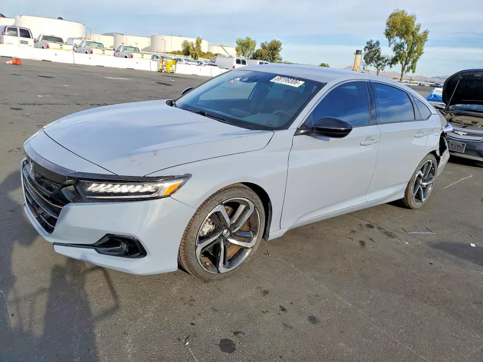 2022 Honda Accord VIN 1HGCV1F39NA083050 фото 1