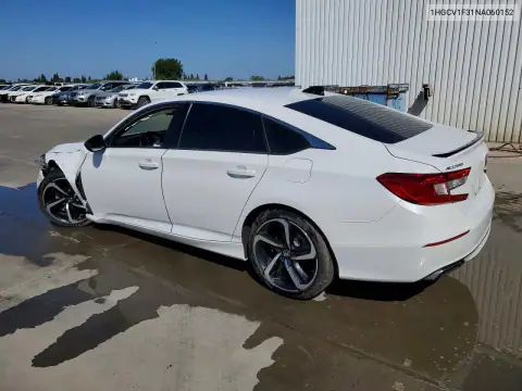 1HGCV1F31NA060152 — 2022 Honda Accord, фото 2 с аукциона Copart 26.10.2026, Передняя часть