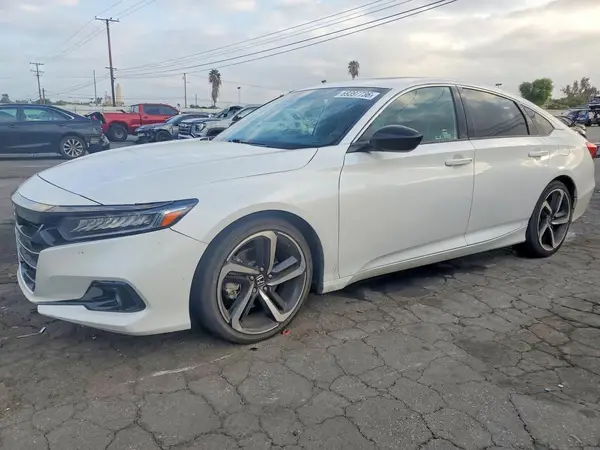 1HGCV2F34NA017091 — 2022 Honda Accord, Передняя часть (Front End), фото до ремонта