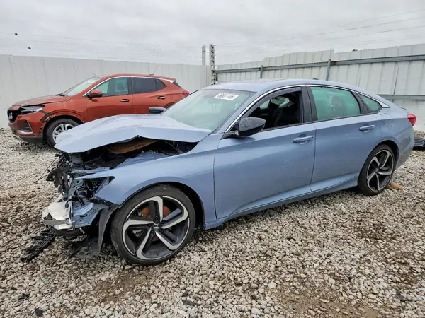1HGCV2F31NA013211 — 2022 Honda Accord, Передняя часть (Front End), фото до ремонта