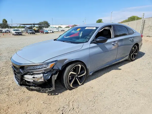 1HGCV1F49NA056519 — 2022 Honda Accord, Передняя часть (Front End), фото до ремонта