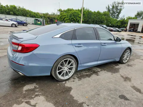 2022 Honda Accord Sport VIN 1HGCV1F3XMA087929 фото 3
