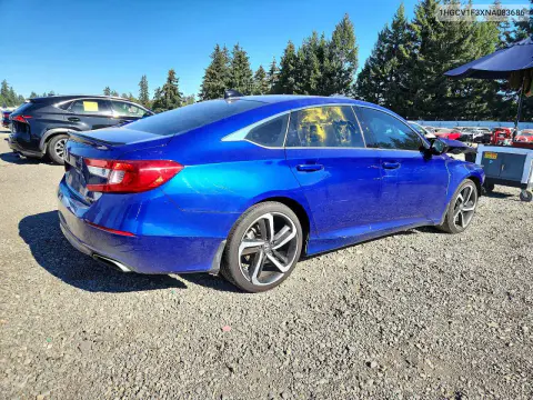 2022 Honda Accord Sport VIN 1HGCV1F3XNA083686 фото 3