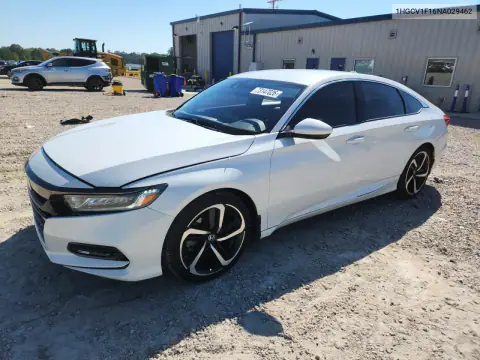 1HGCV1F16NA029462 — 2022 Honda Accord, Частичный ремонт, фото до ремонта