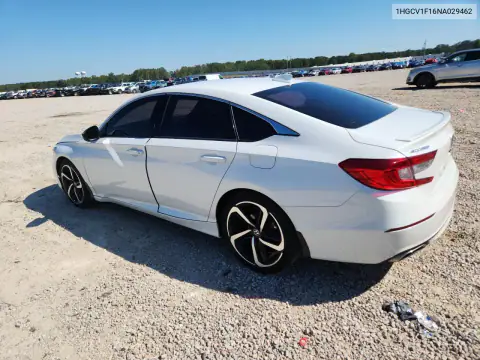 1HGCV1F16NA029462 — 2022 Honda Accord, фото 2 с аукциона Copart 21.10.2026, Частичный ремонт