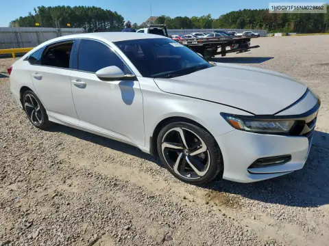 1HGCV1F16NA029462 — 2022 Honda Accord, фото 4 с аукциона Copart 21.10.2026, Частичный ремонт