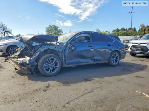 1HGCY1F33PA041788 — 2023 Honda Accord, Передняя часть, фото до ремонта