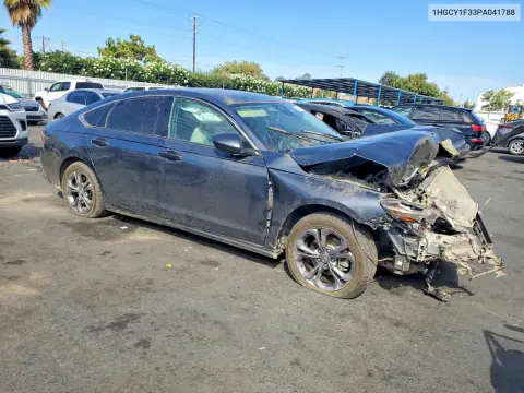 2023 Honda Accord Ex VIN 1HGCY1F33PA041788 фото 4