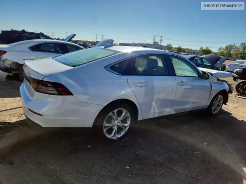 2023 Honda Accord Lx VIN 1HGCY1F28PA042099 фото 3