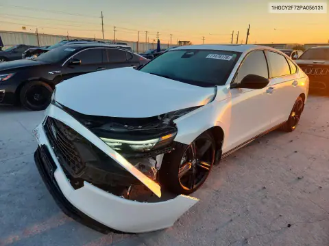 1HGCY2F72PA056131 — 2023 Honda Accord, Передняя часть, фото до ремонта