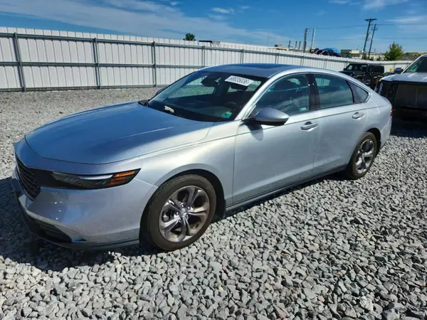 1HGCY1F39RA038168 — 2024 Honda Accord, Град (Hail), фото до ремонта