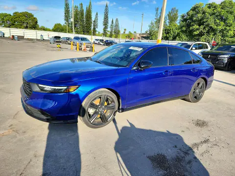 1HGCY1F30RA074203 — 2024 Honda Accord, Передняя часть, фото до ремонта