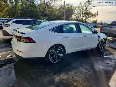 2024 Honda Accord Hybrid Sport VIN 1HGCY2F50RA042357 фото 3