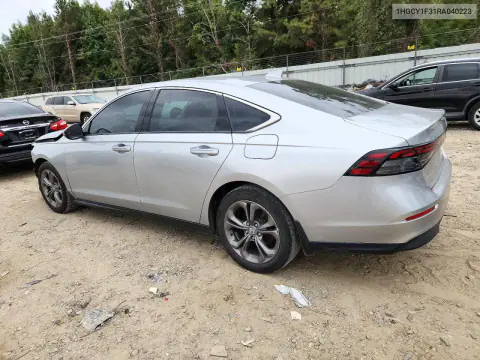 2024 Honda Accord Ex VIN 1HGCY1F31RA040223 фото 2