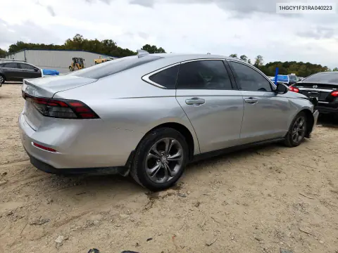 2024 Honda Accord Ex VIN 1HGCY1F31RA040223 фото 3