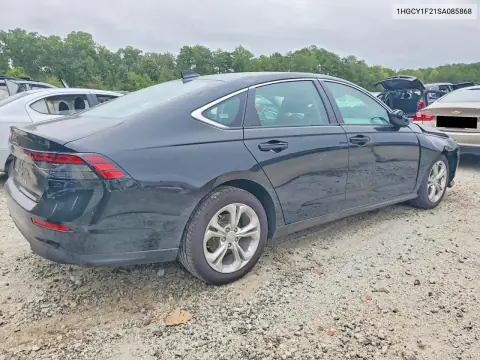 2025 Honda Accord Lx VIN 1HGCY1F21SA085868 фото 3