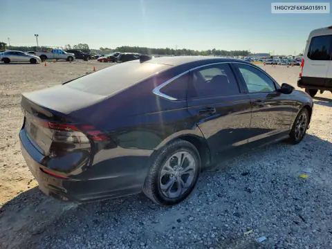 2025 Honda Accord Hybrid Exl VIN 1HGCY2F6XSA015911 фото 3