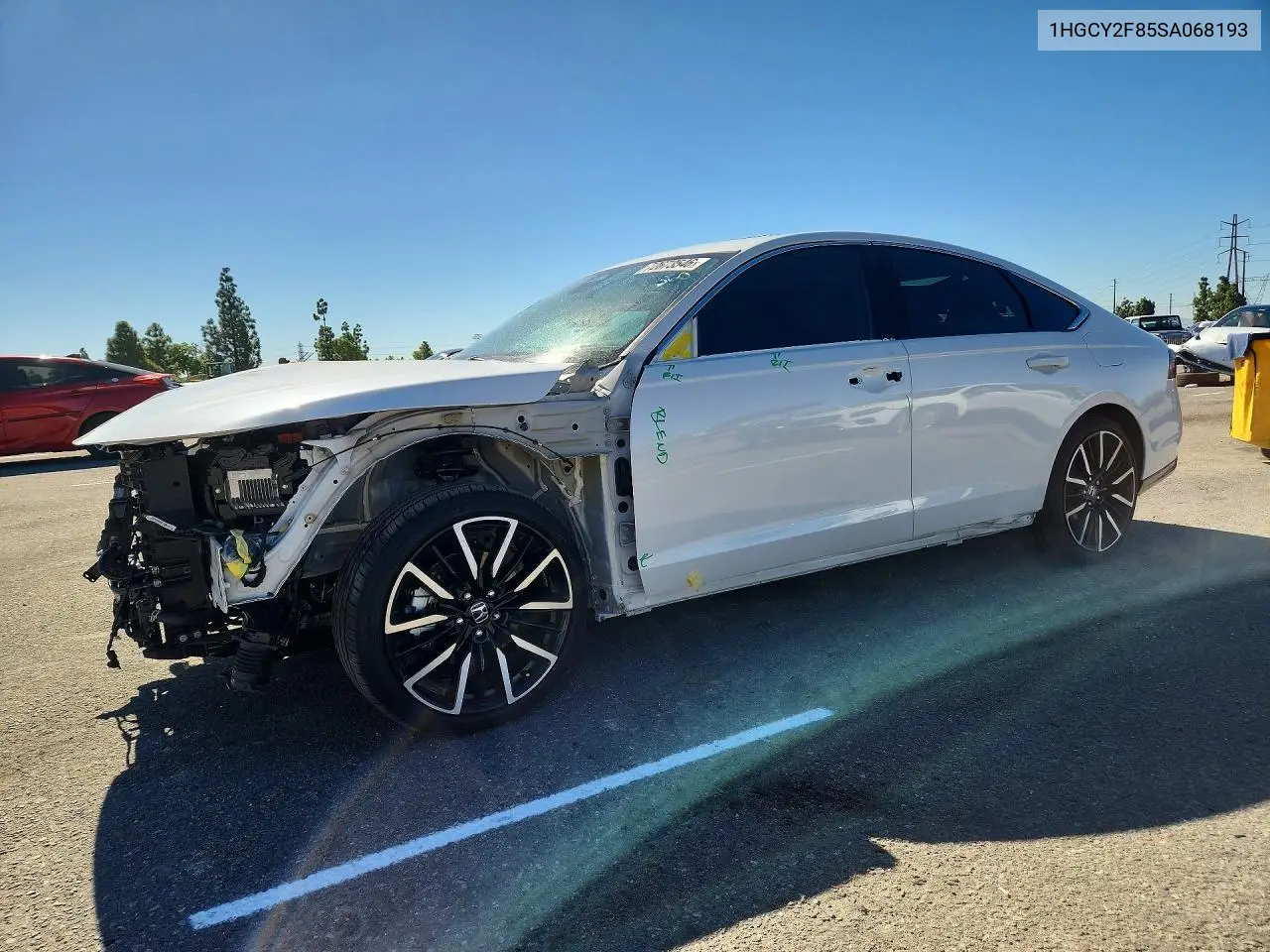 1HGCY2F85SA068193 Honda Accord 2025 — повреждение Передняя часть, фото до ремонта