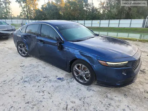 2025 Honda Accord Hybrid Exl VIN 1HGCY2F65SA092105 фото 4