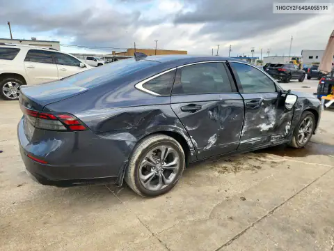 1HGCY2F64SA055191 — 2025 Honda Accord, фото 3 с аукциона Copart, Боковая часть