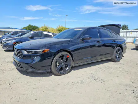 1HGCY2F77TA004634 — 2026 Honda Accord, Задняя часть, фото до ремонта