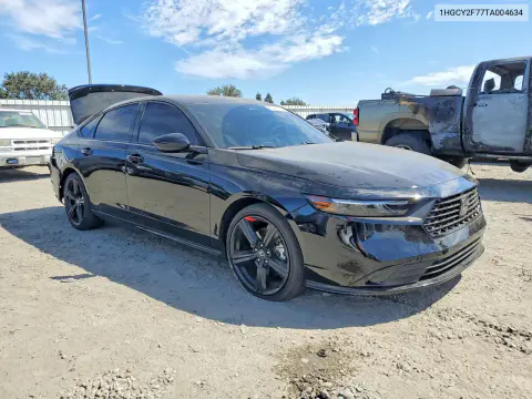 2026 Honda Accord Hybrid Sport-L VIN 1HGCY2F77TA004634 фото 4
