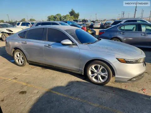 2026 Honda Accord Lx VIN 1HGCY1F21TA024201 фото 4