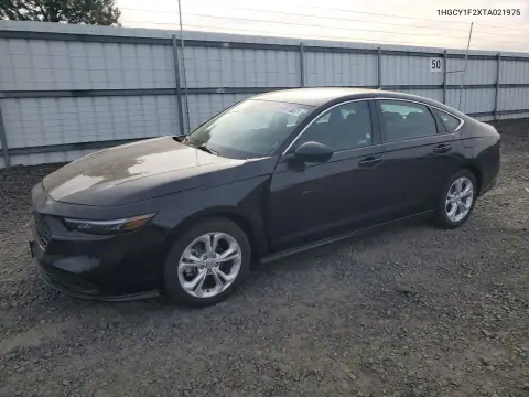 1HGCY1F2XTA021975 — 2026 Honda Accord, Передняя часть, фото до ремонта
