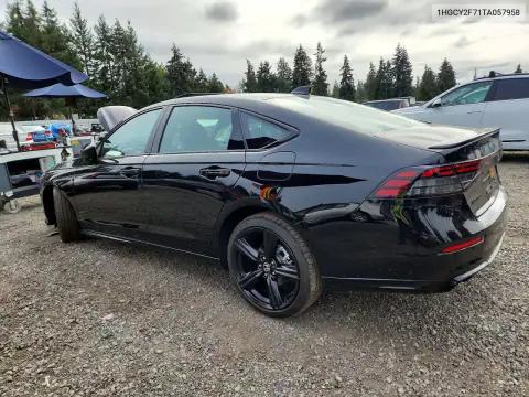 1HGCY2F71TA057958 — 2026 Honda Accord, фото 2 с аукциона Copart, Передняя часть