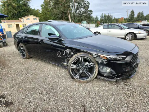 1HGCY2F71TA057958 — 2026 Honda Accord, фото 4 с аукциона Copart, Передняя часть