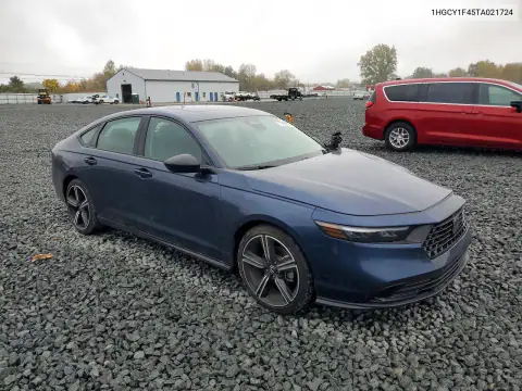 1HGCY1F45TA021724 — 2026 Honda Accord, фото 4 с аукциона Copart, Передняя часть