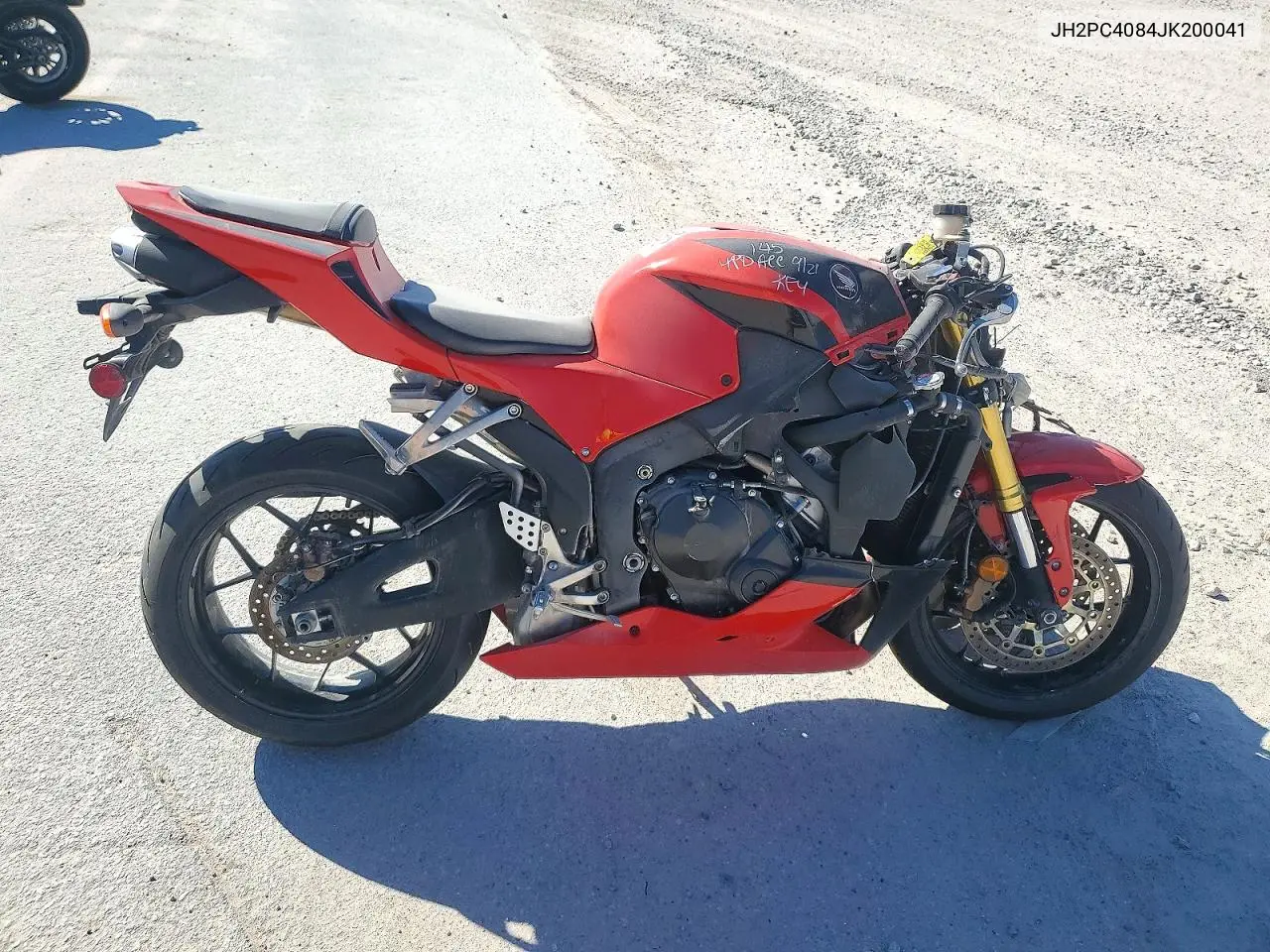 2018 Honda Cbr600 Ra VIN JH2PC4084JK200041 фото 1