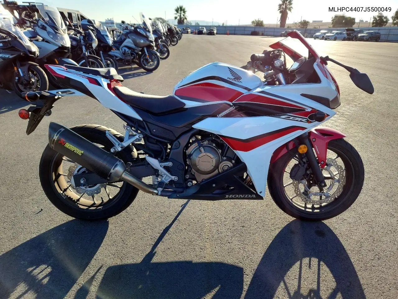 2018 Honda Cbr500 Ra-Abs VIN MLHPC4407J5500049 фото 1