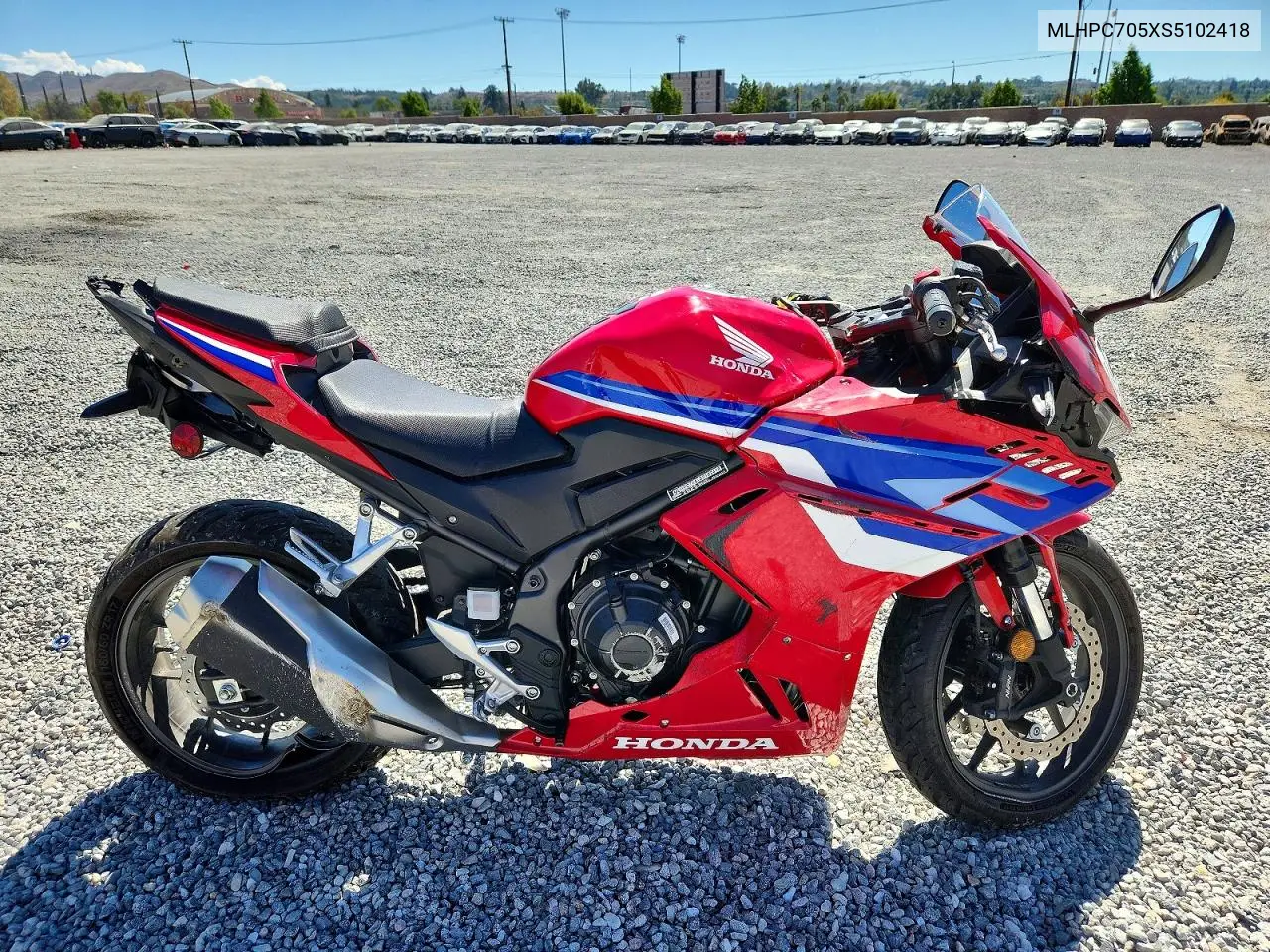 2025 Honda Cbr500 Ra VIN MLHPC705XS5102418 фото 1