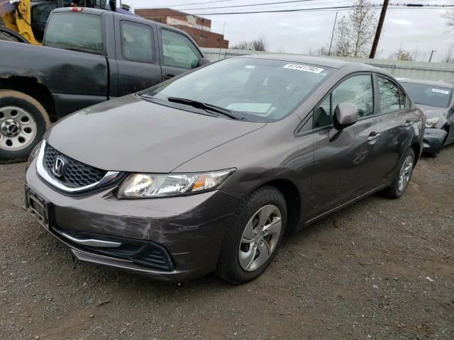 2013 HONDA CIVIC LX VIN 2HGFB2F5XDH590438 фото 1