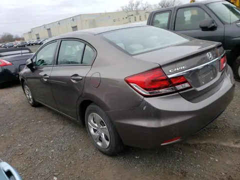 2013 HONDA CIVIC LX VIN 2HGFB2F5XDH590438 фото 2