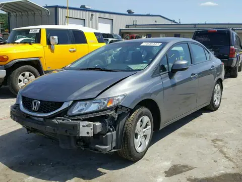 2013 HONDA CIVIC LX VIN 19XFB2F53DE075100 фото 2