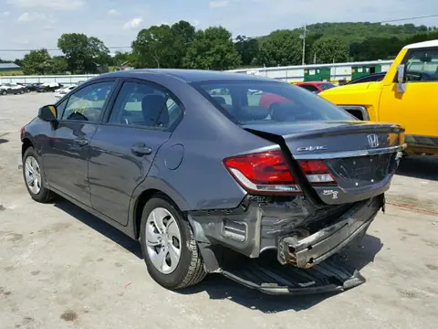 2013 HONDA CIVIC LX VIN 19XFB2F53DE075100 фото 3